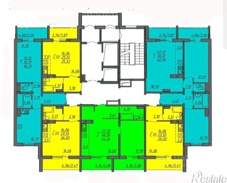 2-комн квартира Набережная улица, 5Б,  д. 5Б