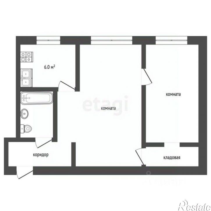 2-комн квартира ул Елькина, 92А,  д. 92А