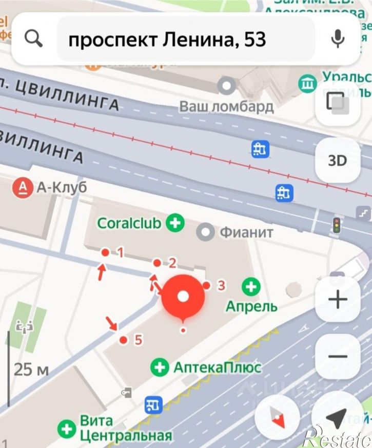 2-комн квартира проспект Ленина, 53,  д. 53