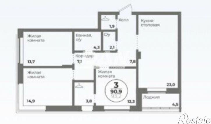 2-комн квартира пр-кт Героя России Родионова Е.Н., 20/18,  д. 20/18