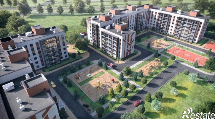 2-комн квартира в новом доме посёлок Западный