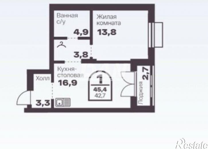 2-комн квартира в новом доме пр-кт Ленина, 19В,  д. 19В