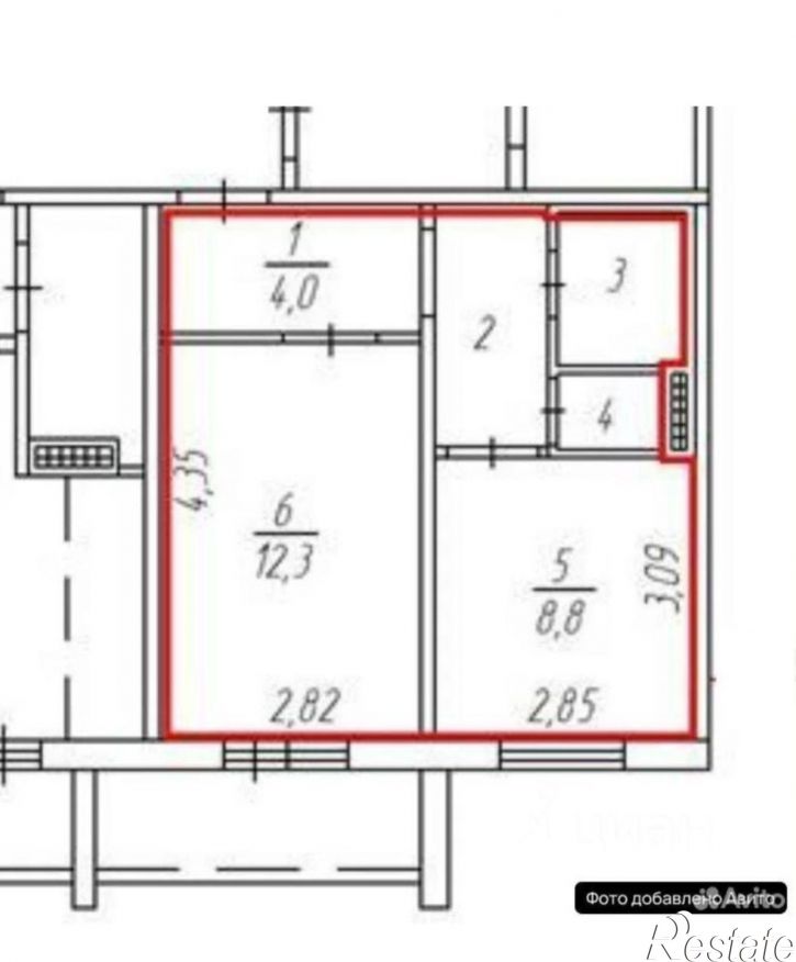 1-комн квартира улица Косарева, 75,  д. 75