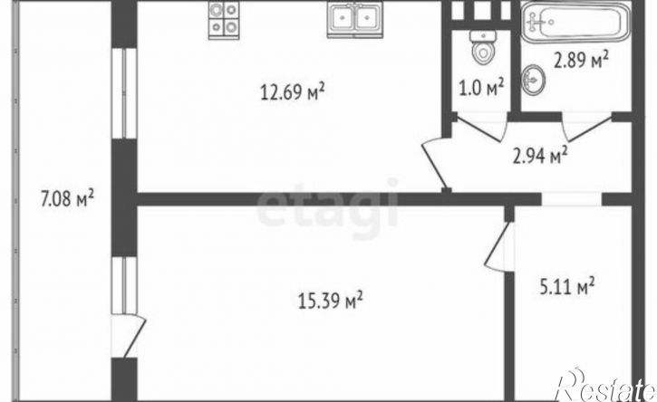 1-комн квартира ул Эльтонская 2-я, 65,  д. 65
