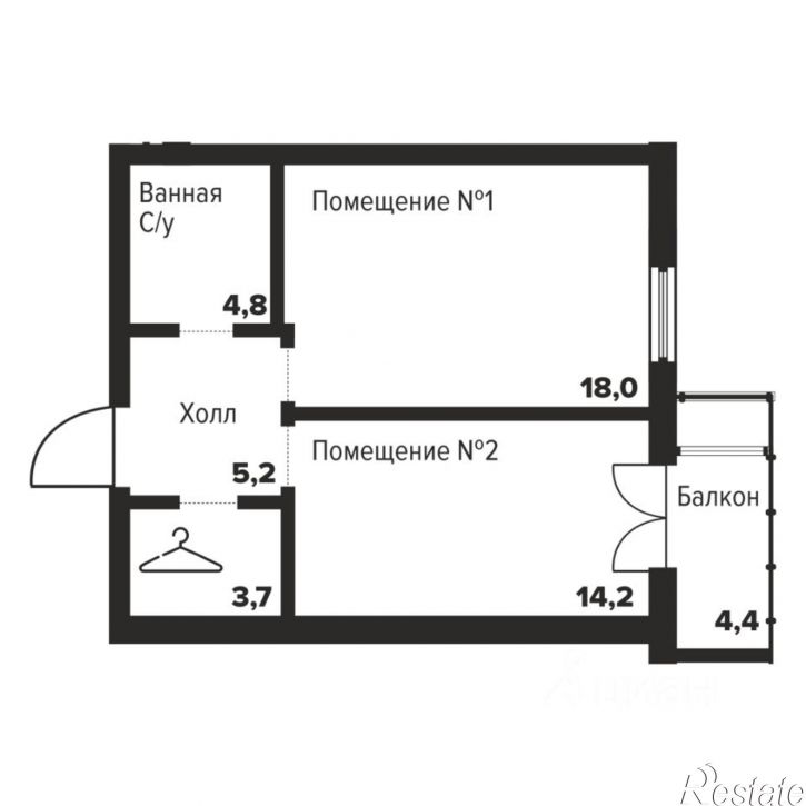 1-комн квартира в новом доме ул Труда, 157А,  д. 157А
