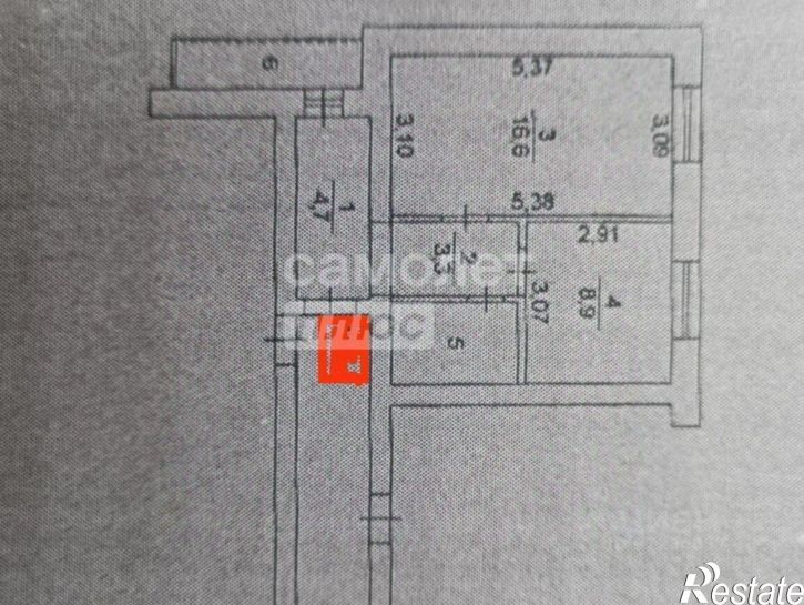 1-комн квартира ул Гагарина, 3Б,  д. 3Б