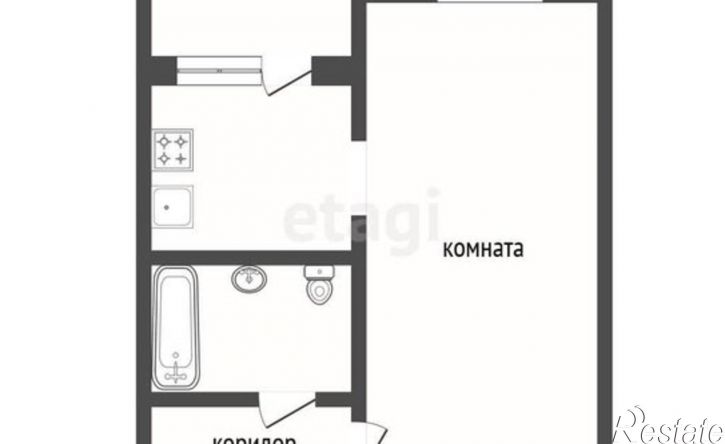 1-комн квартира ул Трашутина, 28,  д. 28