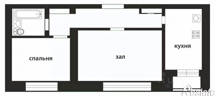 2-комн квартира ул Разина, 7Б,  д. 7Б