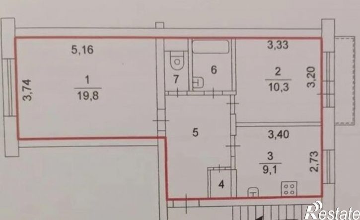 2-комн квартира улица Гагарина, 30А,  д. 30А