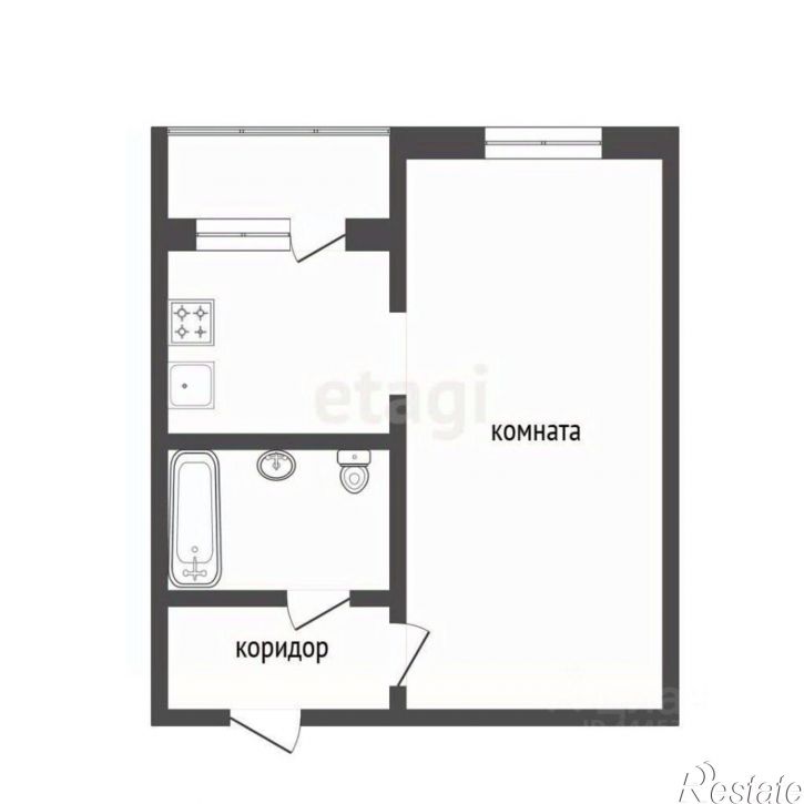 1-комн квартира улица Трашутина, 28,  д. 28