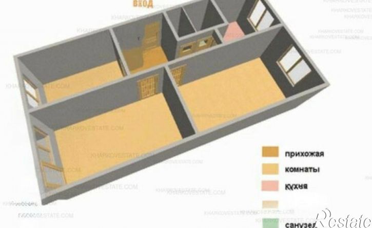 3-комн квартира Комсомольский пр-кт, 37Б,  д. 37Б