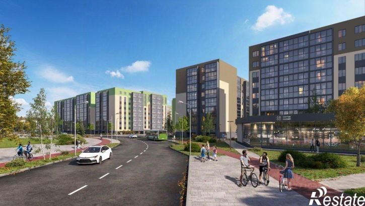 3-комн квартира в новом доме Сосновский район
