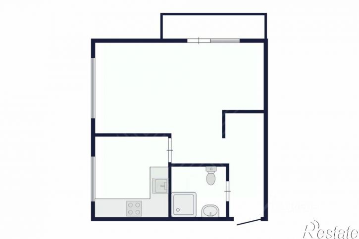 1-комн квартира ул Калмыкова, 7Б,  д. 7Б