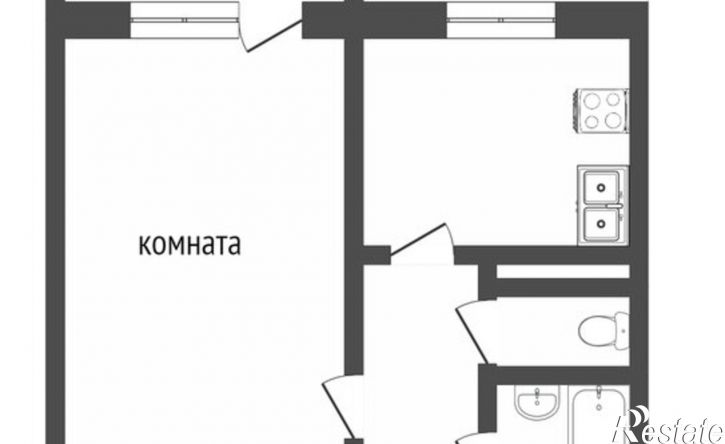 1-комн квартира ул Каслинская, 21А,  д. 21А