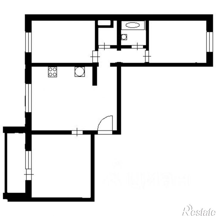 3-комн квартира ул Эльтонская 2-я, 40А,  д. 40А