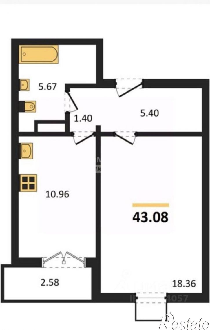 2-комн квартира ул Отечественная, 9А,  д. 9А