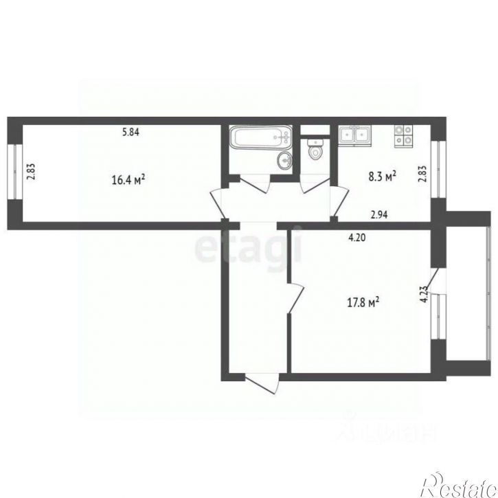 2-комн квартира ул Шуменская, 31,  д. 31