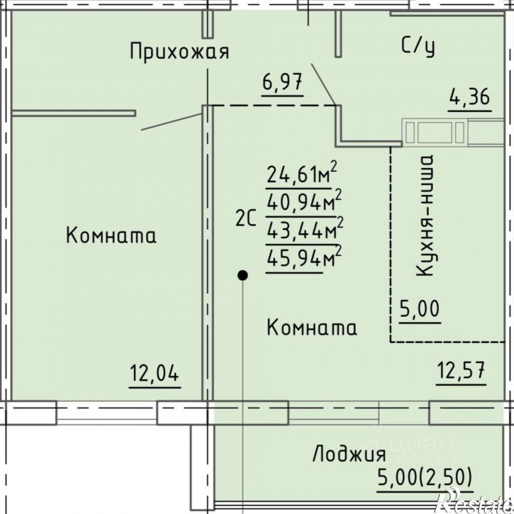 2-комн квартира ул имени ефрейтора Потехина, 5,  д. 5
