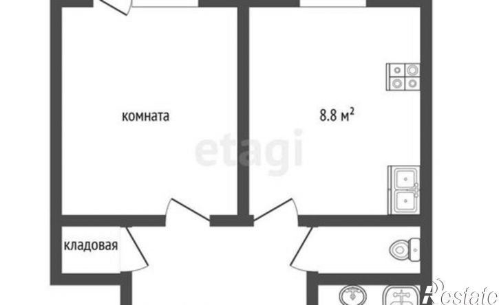 1-комн квартира ул Ирбитская 2-я, 1,  д. 1