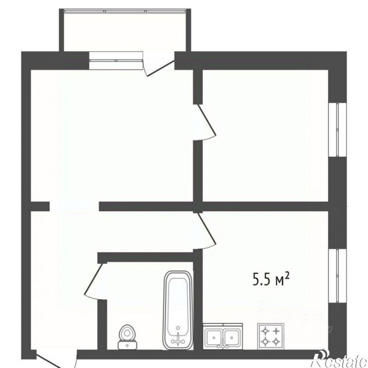 1-комн квартира ул Дружбы, 23,  д. 23