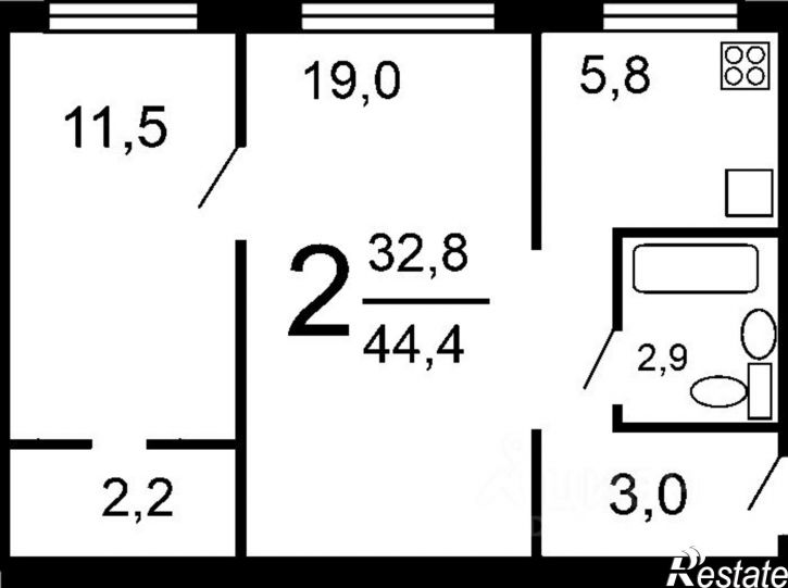 2-комн квартира пр-кт Победы, 346,  д. 346