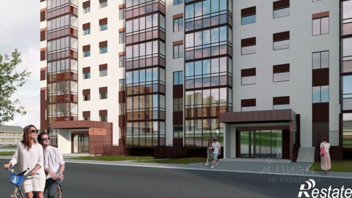 3-комн квартира в новом доме посёлок Западный