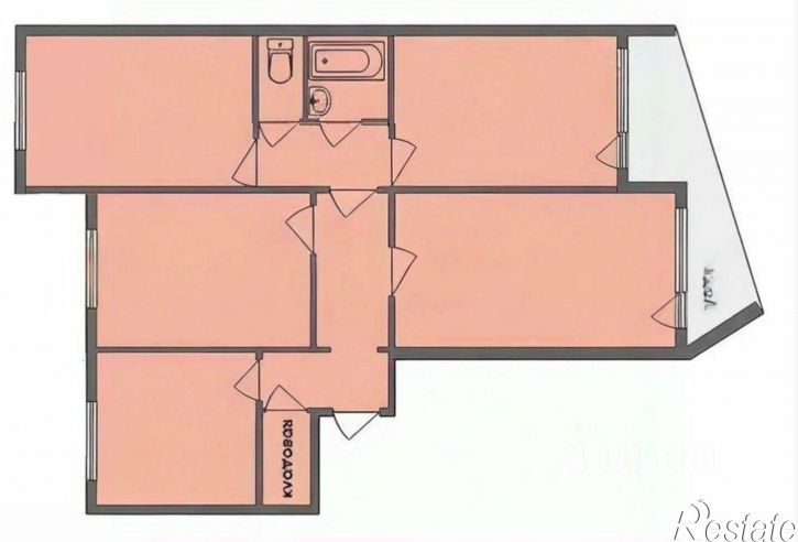 4-комн квартира ул 3-го Интернационала, 70,  д. 70