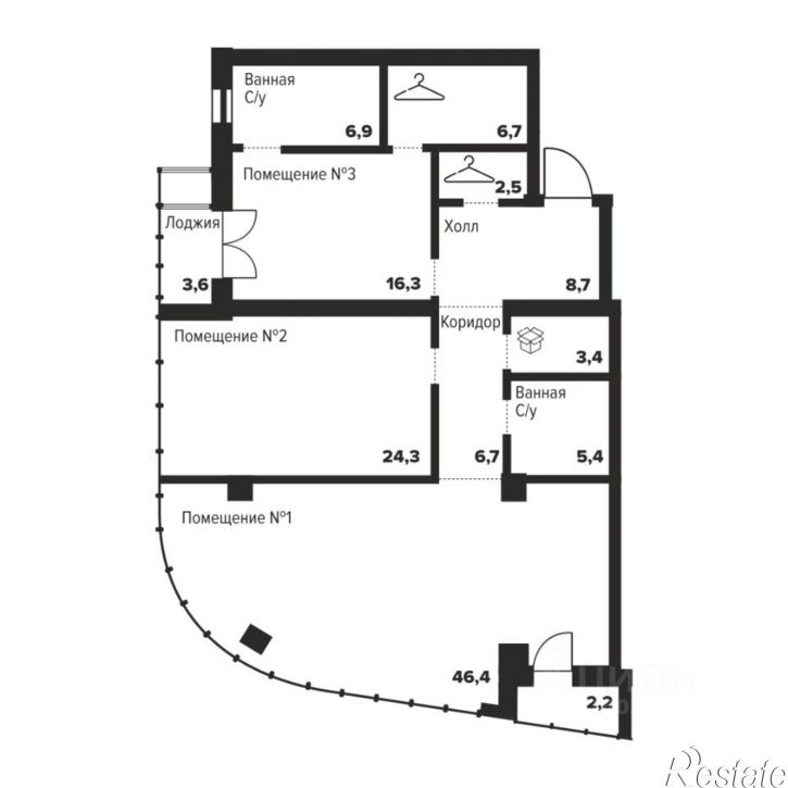2-комн квартира в новом доме ул Труда, 157А,  д. 157А