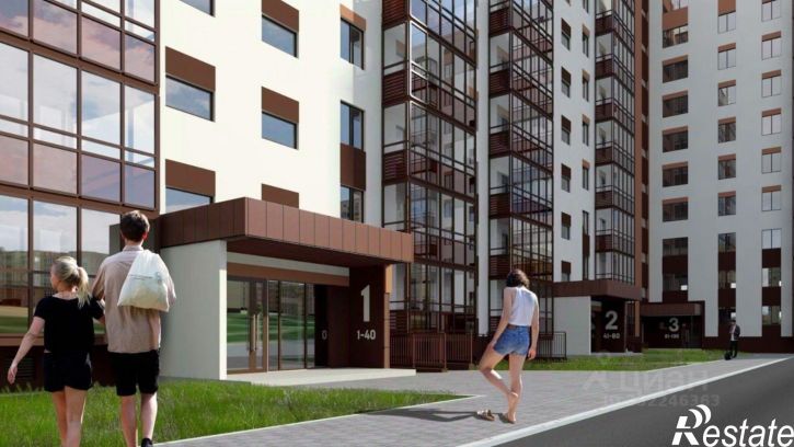 2-комн квартира в новом доме посёлок Западный