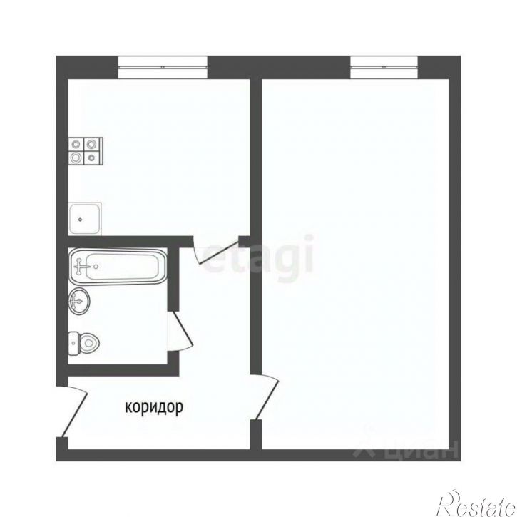 1-комн квартира ул Либединского, 47А,  д. 47А