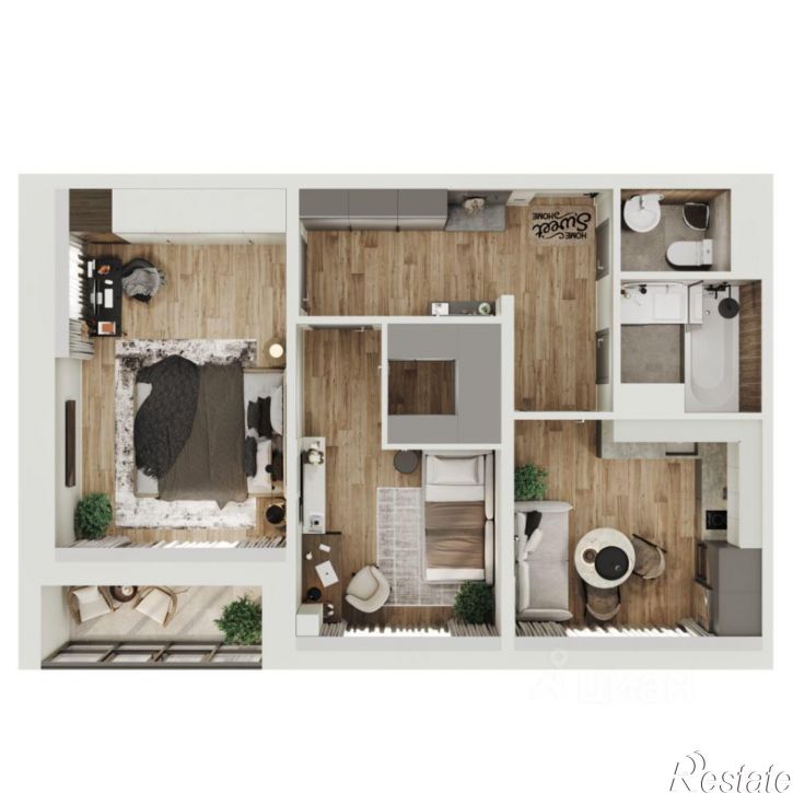 2-комн квартира в новом доме ул Трактовая (АМЗ), 30/2,  д. 30/2