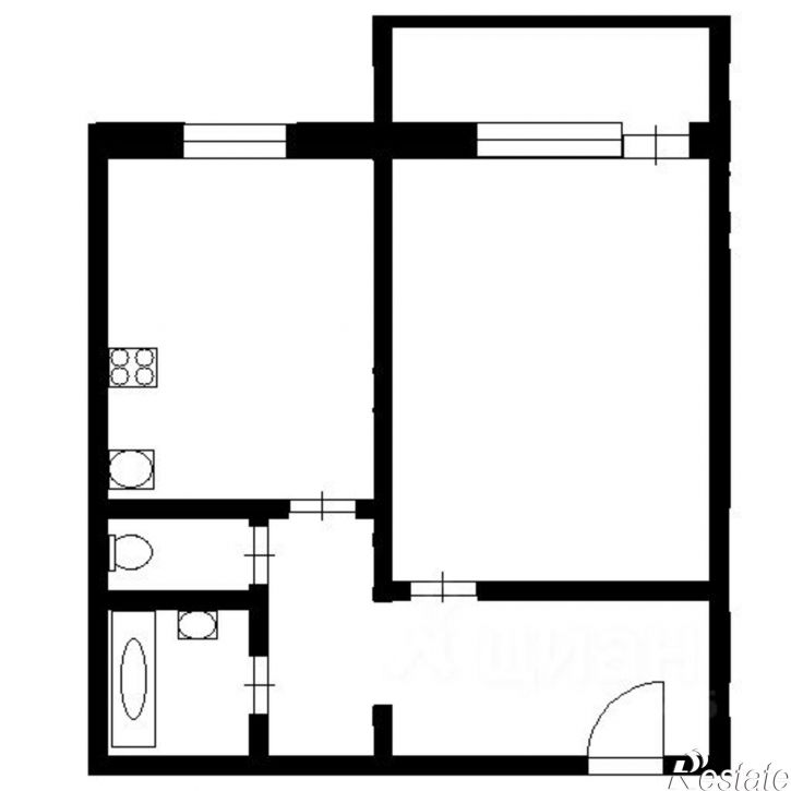 1-комн квартира ул Братьев Кашириных, 101,  д. 101