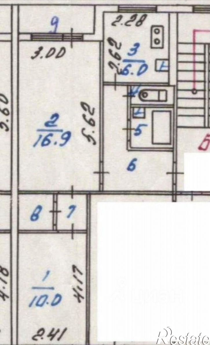 2-комн квартира ул Бурденюка, 21,  д. 21