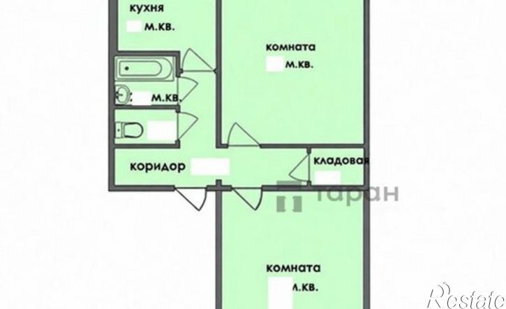 2-комн квартира ул Аральская, 243А,  д. 243А