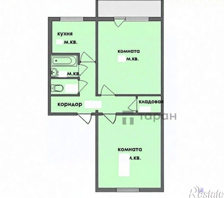 2-комн квартира ул Аральская, 243А,  д. 243А