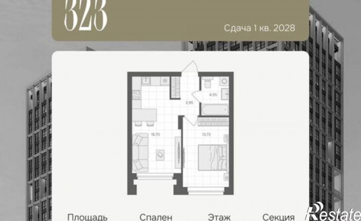 1-комн квартира в новом доме ул Каслинская, 62/1,  д. 62/1