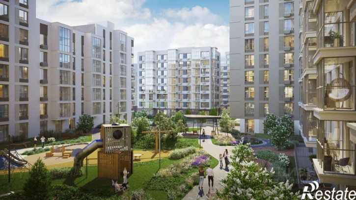2-комн квартира в новом доме 29-й микрорайон, ЖК Клевер