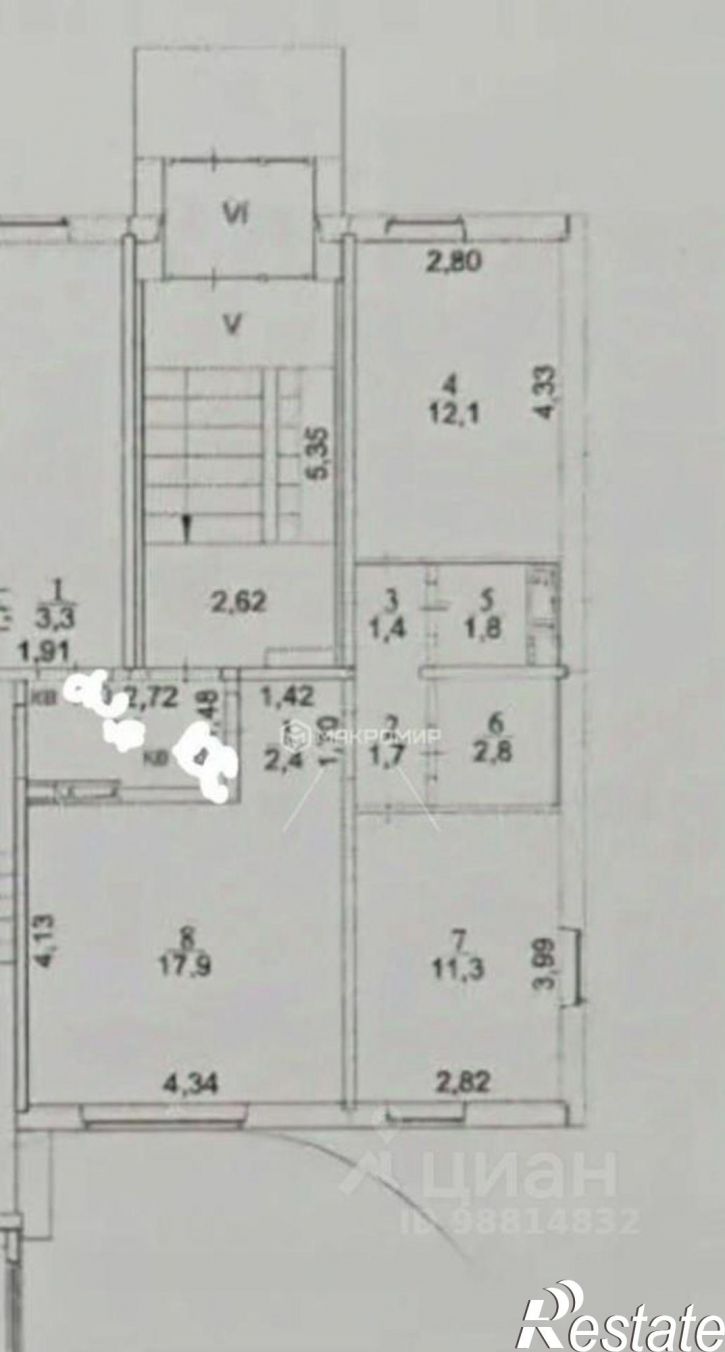 3-комн квартира ул Блюхера, 123Г,  д. 123Г
