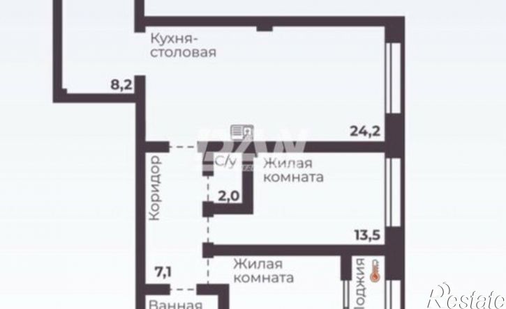 2-комн квартира пр-кт Ленина, 4Д,  д. 4Д