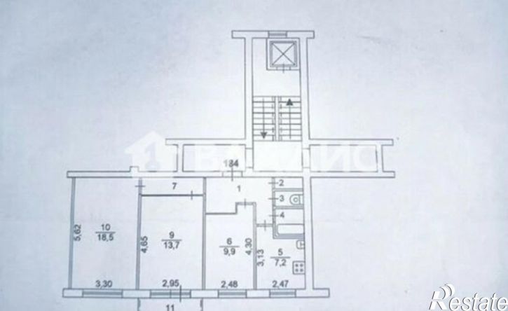3-комн квартира ул Румянцева, 33,  д. 33