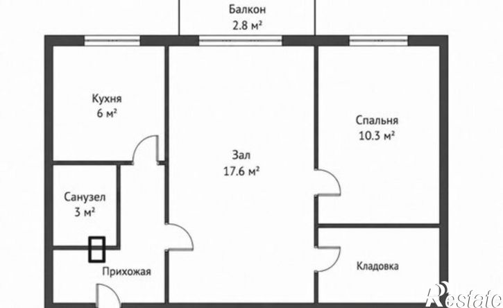 2-комн квартира ул Новороссийская, 34,  д. 34