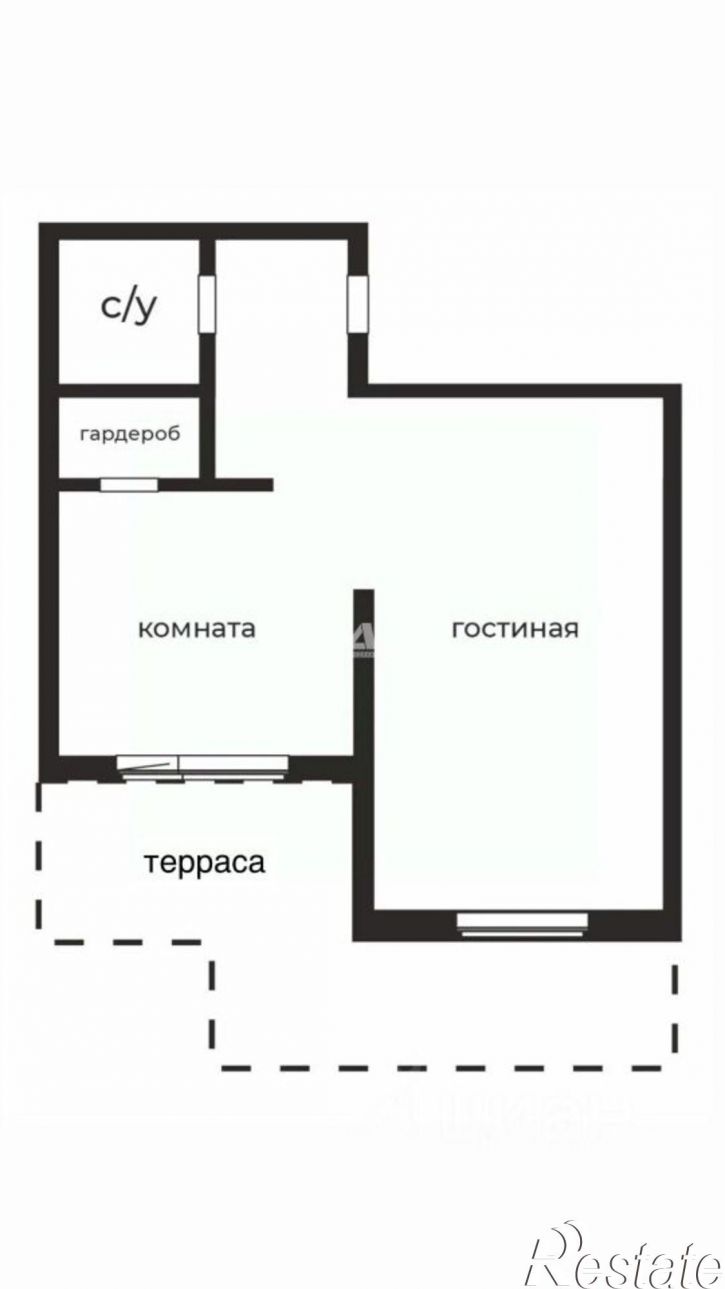 1-комн квартира ул Цветной бульвар, 42,  д. 42
