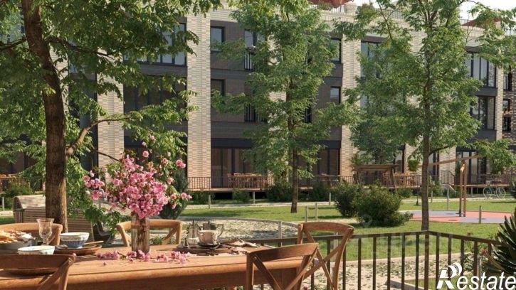 1-комн квартира в новом доме посёлок Западный