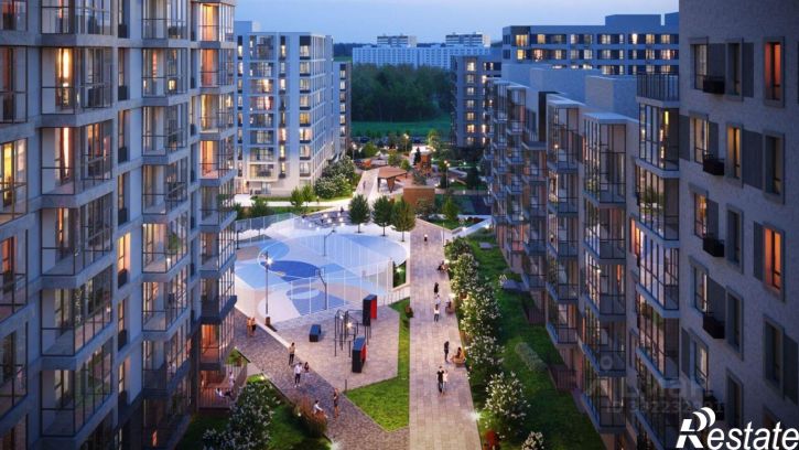 2-комн квартира в новом доме 29-й микрорайон, ЖК Клевер