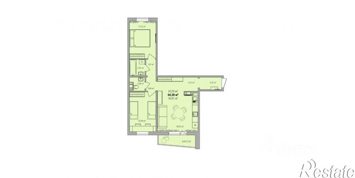 3-комн квартира в новом доме ул Дружбы, 10,  д. 10
