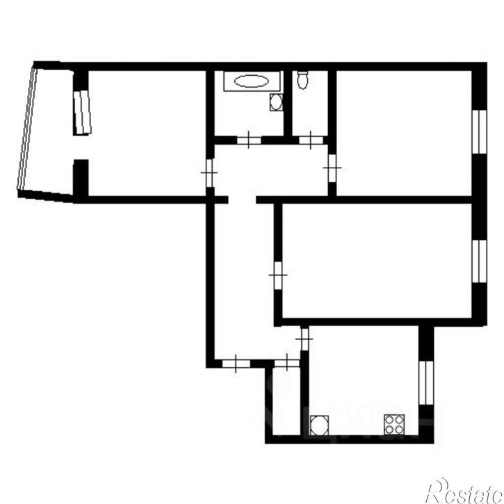 3-комн квартира ул Хохрякова, 18,  д. 18