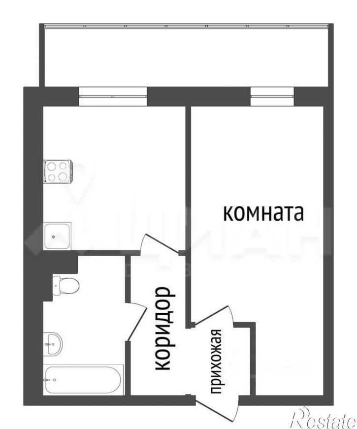 1-комн квартира Свердловский пр-кт, 12А,  д. 12А