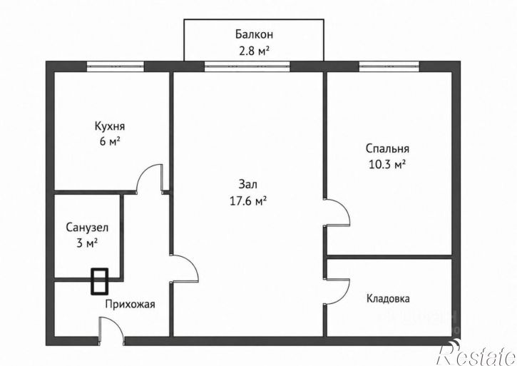 2-комн квартира ул Новороссийская, 34,  д. 34
