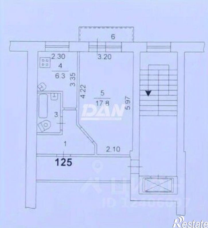 1-комн квартира ул Российская, 59Б,  д. 59Б