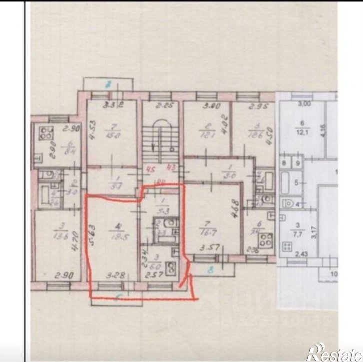 1-комн квартира ул Рубежная, 11,  д. 11